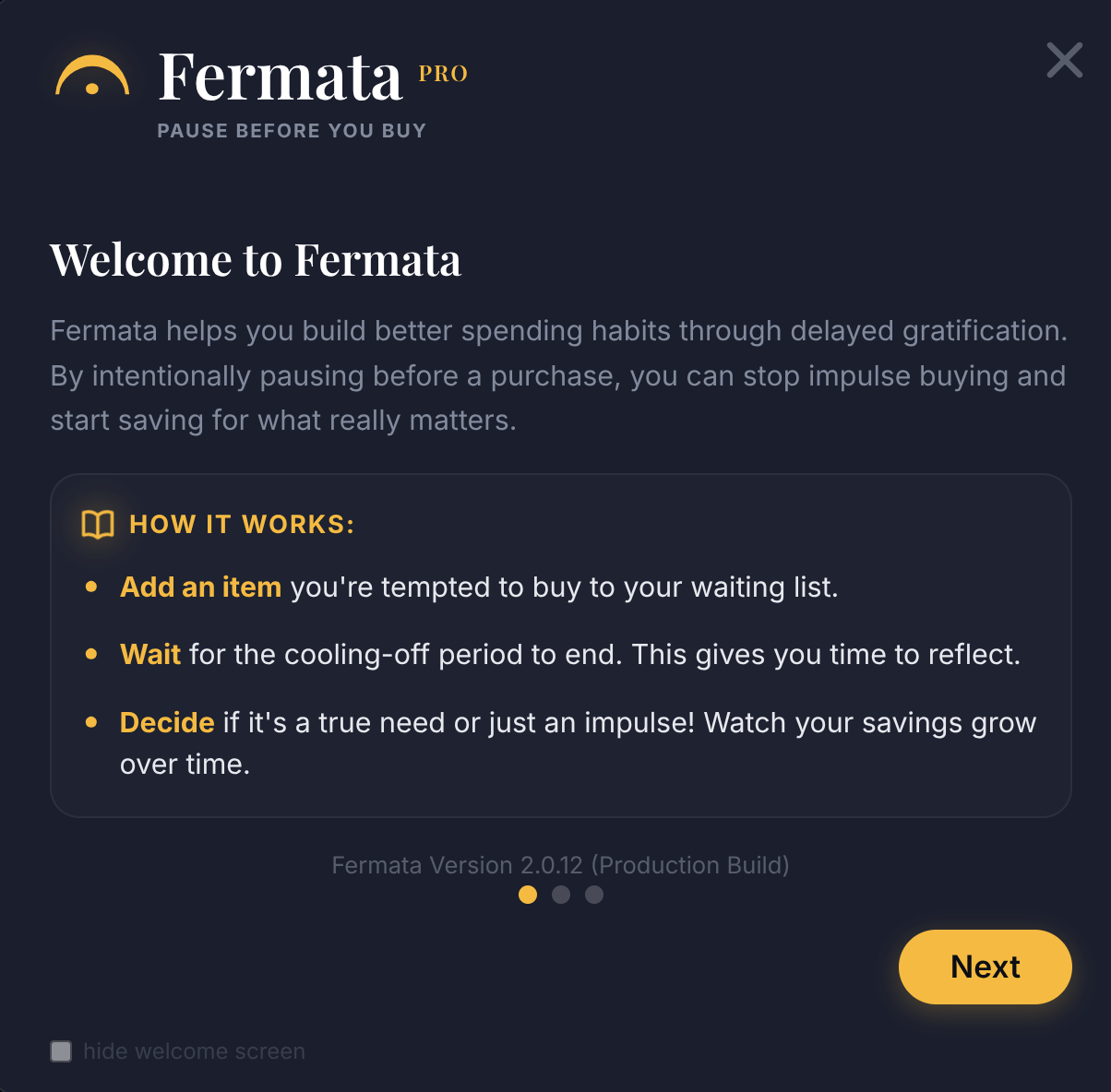 Fermata Tablet View