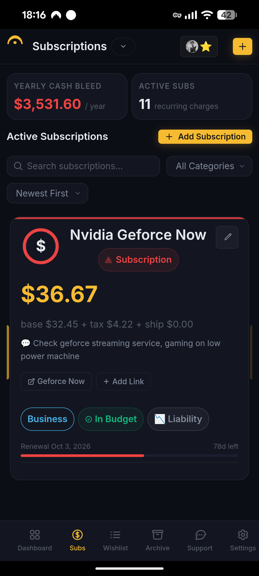 Fermata Mobile View