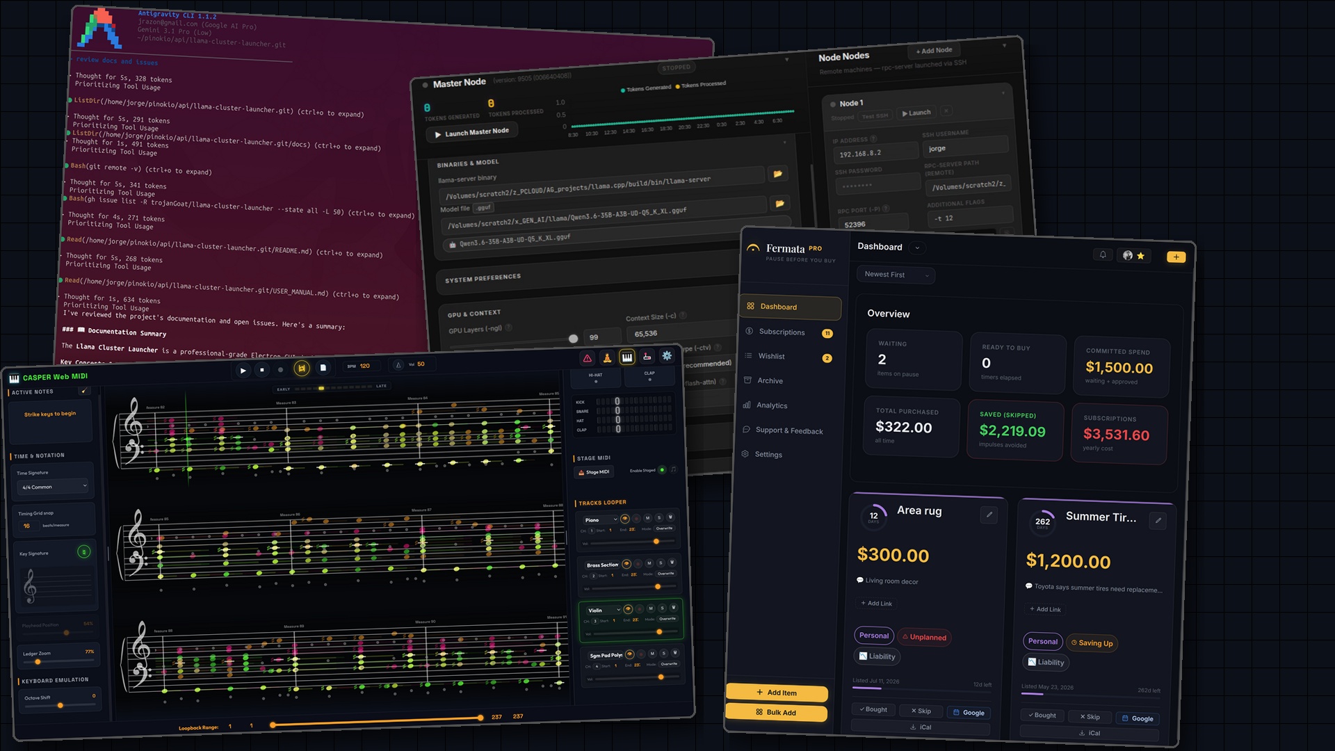 Agentic IDE Vibe Coding Collage